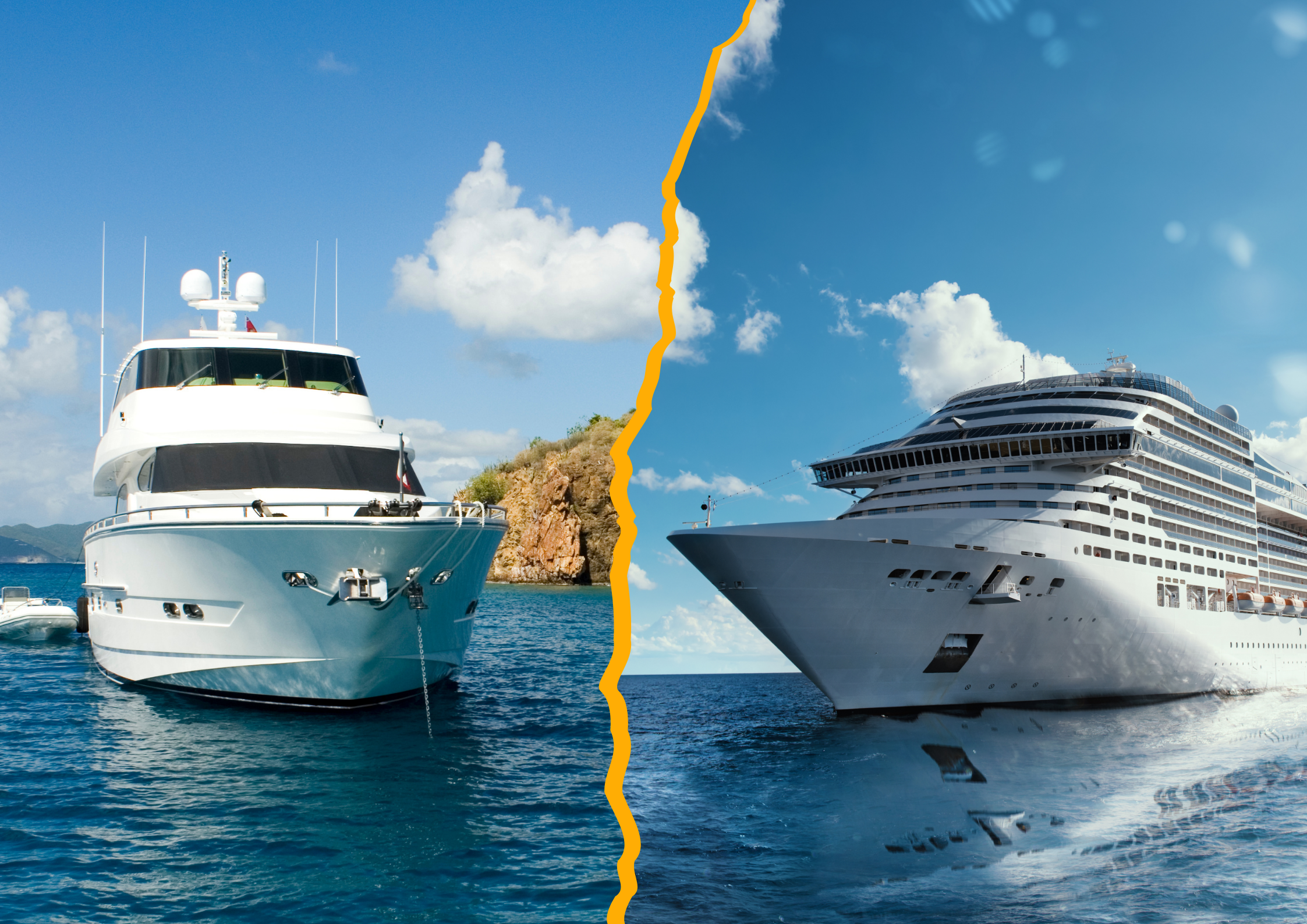 Luxury Cruises vs. Yacht Charters